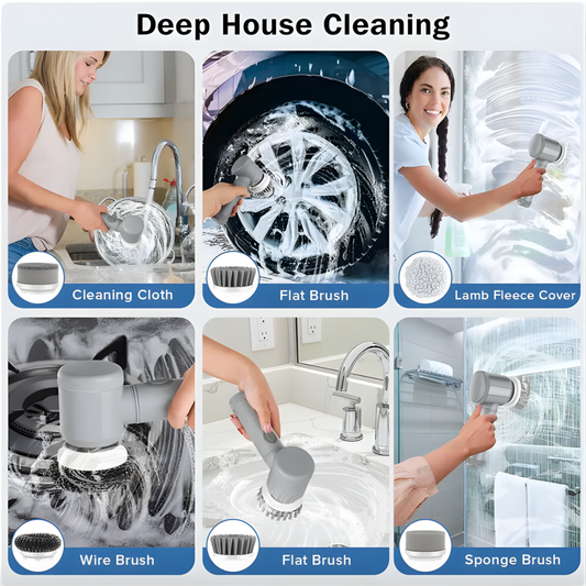 Clean Bathrooms & Tiles in Minutes — No Scrubbing. No Back Pain.