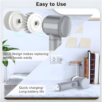 Clean Bathrooms & Tiles in Minutes — No Scrubbing. No Back Pain.